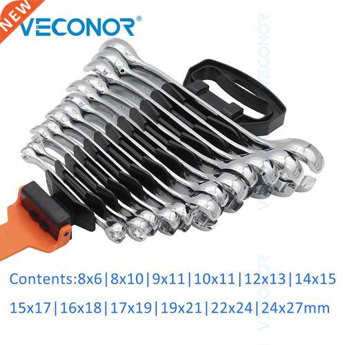 12pcs Oil Pipe Flare Nut Wrench Key Set Tools of Nut Spanne