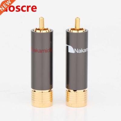 Preffair 4pcs R1713 High Performance Audio RCA Connectors Na