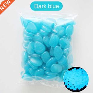 Luminous Decor Stones Decorative 100PCS Fluorescent Garden
