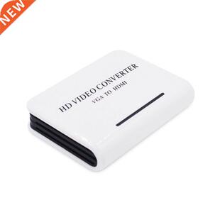 HD Audio TV AV HDTV PC Video Cable VGA2HDMI Converter Adapte