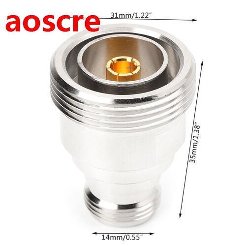 RF microwave Coaxial  Adapter L29 7/16 DIN Female to N Femal