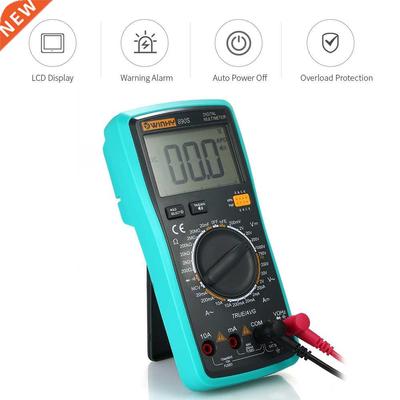 LCD Digital Multimeter Voice NCV True RMS multimetro DC/AC V