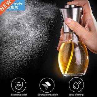 Olive Oil Vinegar Sprayer Oil Spray Bottle Pump Glass Oil Po