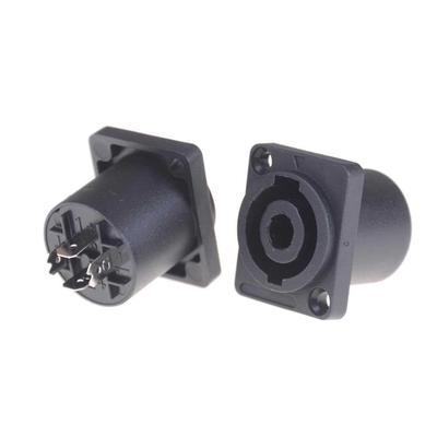 2Pcs 4 Pole Female Jack Compatible Audio Cable Connector So