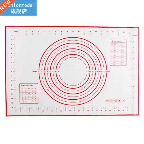 60x40cm Kitchen Pizza With Measurement Easy Clean Home Silic