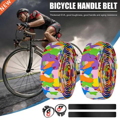 Camouflage Bicycle Cycling Handle Belts 6pcs Road Bike Adhes