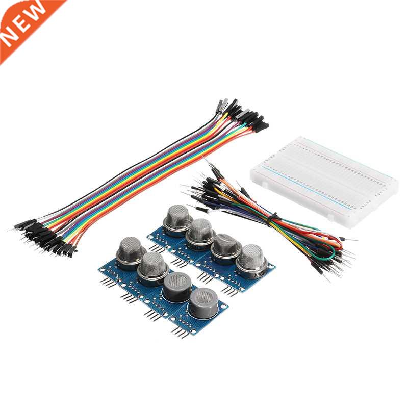 9Pcs  MQ Gas Detecton Sensor Module Kt Wth Breadboard