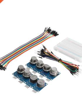 9Pcs  MQ Gas Detecton Sensor Module Kt Wth Breadboard