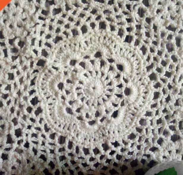 New Crochet Table Placemat Insulation Food Pad Cotton Lace F
