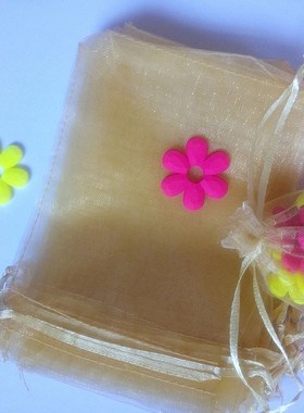 20pcs gold organza gift bags 11x16cm party bags for women ev