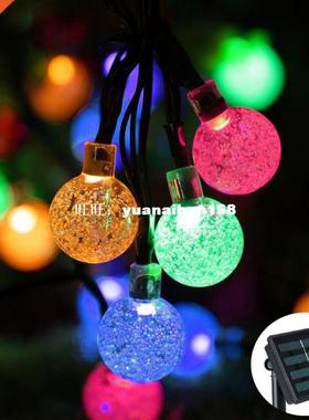 LE Outdoor Sola String Lirgehts BubbOFFl Beads for ChriDstma