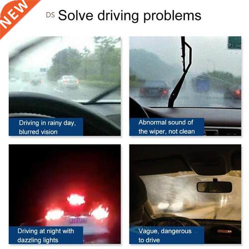 Auto Car Glass Polishing Degreaser Oil Film Clean Paste for