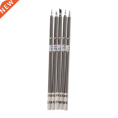 5 Pcs T12 Series Solder Iron Tips For Hakko FX951 BAKON 950D