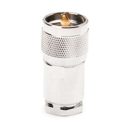 RF Coaxial Adapter UHF Male Plug PL259 Clamp RG8 RG165 RG21