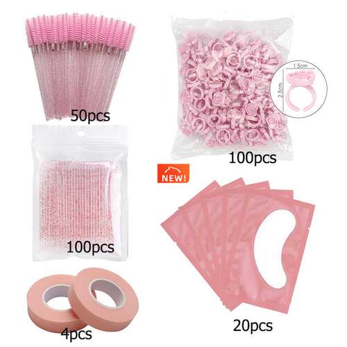 Eyelash Extension Set Kit Micro Lash Mascara Wand Tape Glue