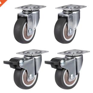 Crb Casters Cabnet 4Pack wth Furnture Clamp Brake 2nch
