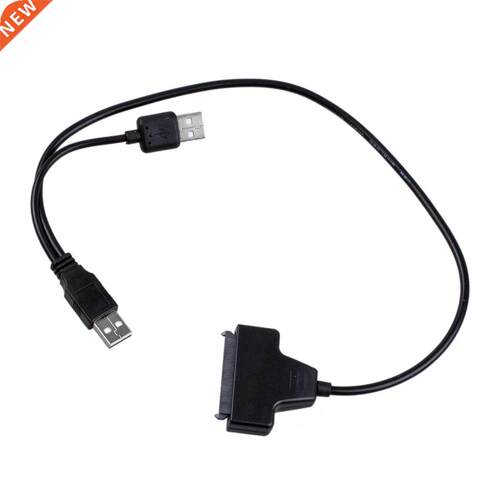 USB 2.0 to SATA Serial ATA 15+7 22P Adapter Cable For 2.5&qu