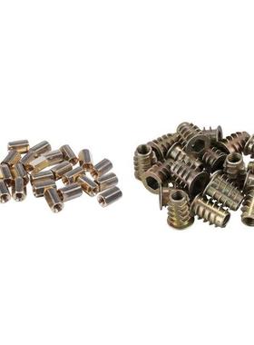 25Pcs M4 X 10Mm Brass Hex Standoff Pillar Spacer Nut & 2