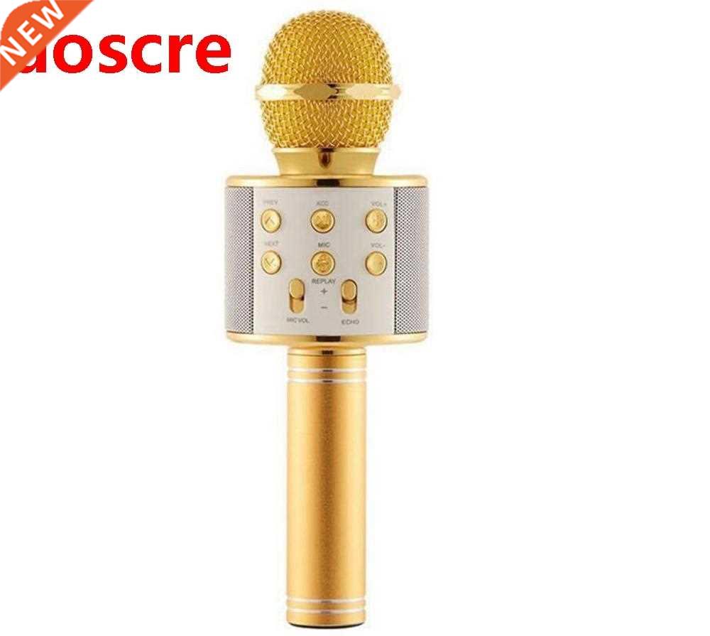 Wireless Karaoke Microphone Bluetooth Handheld Portable Spea