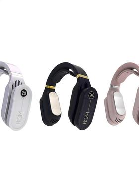 Portable Hanging Neck Fan Cooling Heater Smart Electric Blad