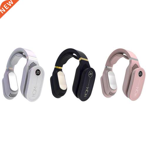 Portable Hanging Neck Fan Cooling Heater Smart Electric Blad