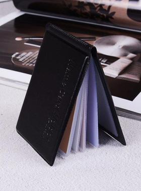 1PC Black PU Leather 40 Cds ID Credit Cd Holder Book Cas