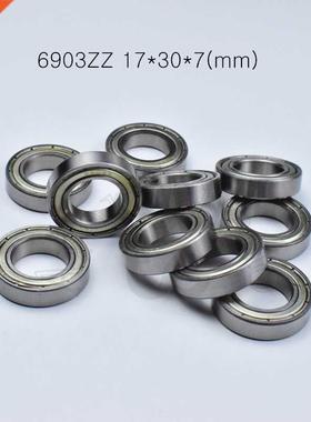 10pcs 6903ZZ 17*30*7(mm) chrome steel Metal Sealed High spe