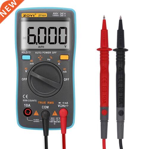 ZOYI ZT101 Digital Multimeter Backlight A-C/D-C Ammeter 6000