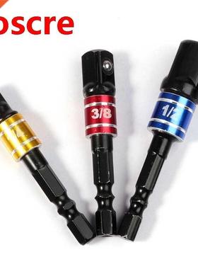 3 Pcs Drill Socket Adapter Converter for impact Driver with