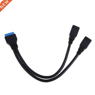 20Pin Header to 2 Port USB 3.0 A Female HUB Board Extension