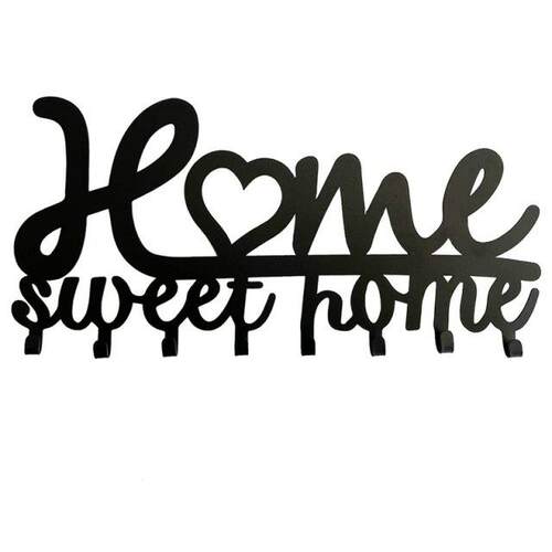 Metal Wall Mount Key Holder,Metal Sweet Home Wall Hanger For