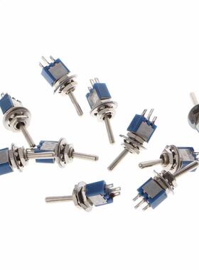 10 Pcs AC 250V/1.5A 125V/3A SPDT 3-Pin On/On 2 Position Mini