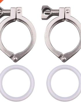 2Pcs Tri-Clmp Steel Single Pin Hevy Duty Tri Clmp with Wi