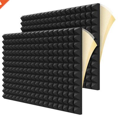 12Pcs Soundproof Foam Panels,2 Inch x 12 Inch x 12 Inch Pyra