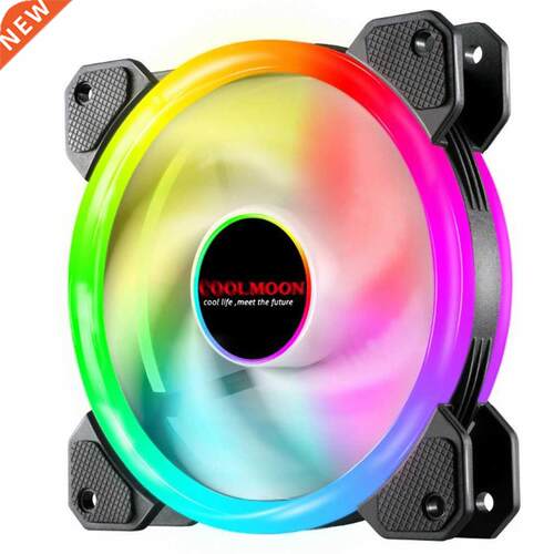 Practical 12cm Desktop Computer Cooling Fan Silent Fan RGB C