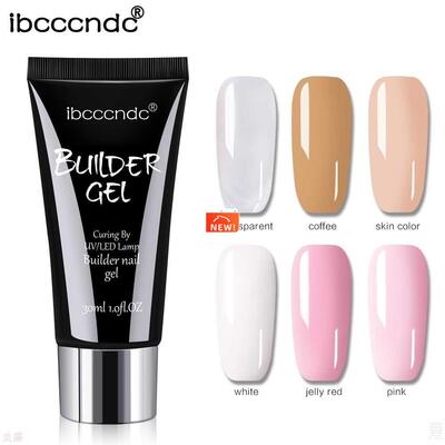 30g Polygel French Nail Acrylic Poly Gel UV LED Builder Gel