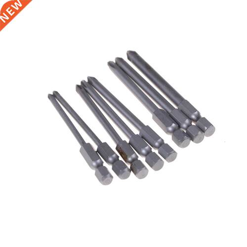 8pcs 75mm Magnetic Long Hex Cross Head Screwdriver Bits Scre