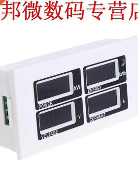 4in1 Ammeter Voltmeter Watt Power Energy Meter AC 80-260V 10
