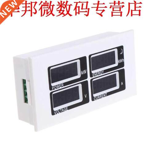 4in1 Ammeter Voltmeter Watt Power Energy Meter AC 80-260V 10