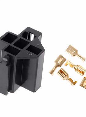 40A 5 Pin Relay Connector Socket with 5 x 6.mm Terminals Ca