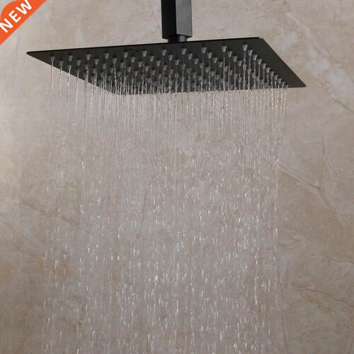 KEMAID Black Rainfall Shower Mixer Wall Mounted Shower Fauce