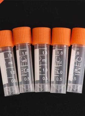 20pcs 1.8ml PP Lab Analyss Freezng Tubes Graduaton Centr