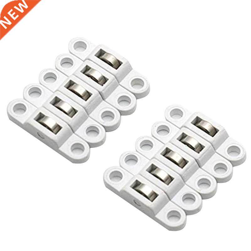 10Pcs Window Wheels Sliding Door Pulley Plastic Furniture Do