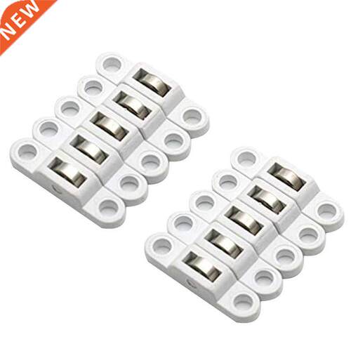 10Pcs Window Wheels Sliding Door Pulley Plastic Furniture Do
