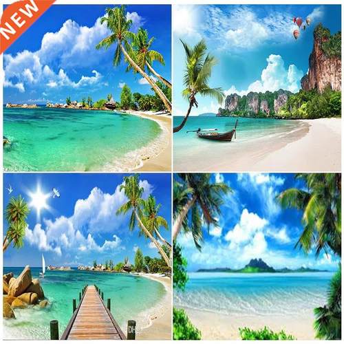 4Pcs DIY Diamond Painting Photo Custom Full Round Cross Stit