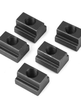 5Pcs T Slot Nuts M10 Thread, Black Oxide Finish (M10)