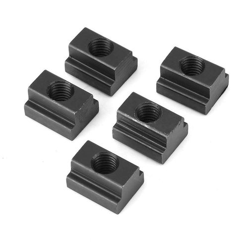 5Pcs T Slot Nuts M10 Thread, Black Oxide Finish (M10)