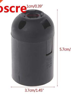 E27 Edison Lamp Bulb Holder Socket White/Black Pendant Ceili