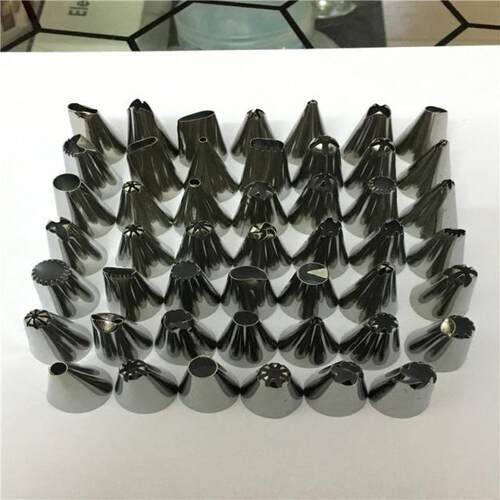 48Pcs/Set Stainless Steel Icing Piping Cake Nozzles Russian