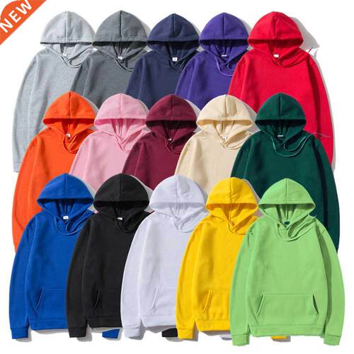 Couples Hoodies Men Male Casual Solid Black Hoodies Sweatshi